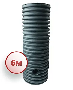 Дренажный колодец d500 h6000 с крышкой (отводы 200 мм) 1